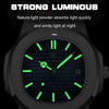 POEDAGAR Luxury Watch Business Waterproof Male Clock Luminous Date Stainless Steel Square Quartz Men Watch reloj hombre 2023 New